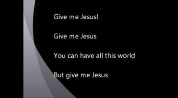 Give Me Jesus - Fernando Ortega - Cover 
