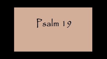 Psalm 19 
