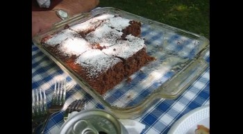 Memorial Day (I made a amish choclate cake from scratch!) 