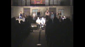 Wednesday's performance of Waiters by Warren County Christian School's 9th and 10th grade Bible class