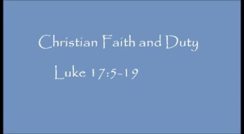 Christian faith and Duty