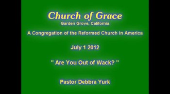 Church of Grace Sermon from July 1 2012. 