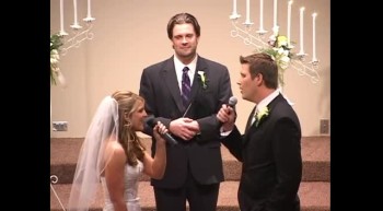 Bride  Groom Sing When God Made You to Each Other - Beautiful Moment! 