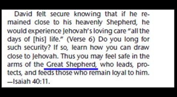 WHO is MY Shepherd?