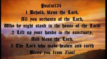 Psalm 134 Scripture Song - Behold, Bless the Lord 
