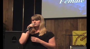 'I Bowed On My Knees' sung by Hallie Krueger of Branch Out Ministries 