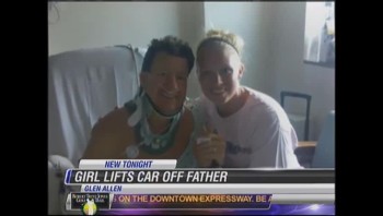 WOW! Girl Lifts Car to Save Her Dad's Life! 