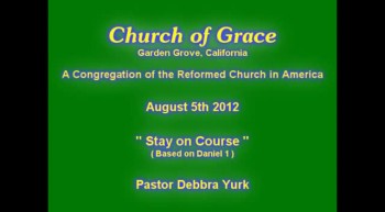 Church of Grace Sermon from August 5 2012. 