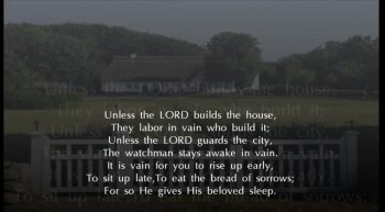 Psalm 127 NKJV Scripture Song 'Unless the LORD Builds the House' 