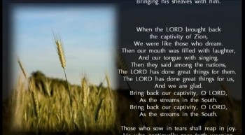 Psalm 126 NKJV Scripture Song 'Those Who Sow in Tears Shall Reap in Joy' 