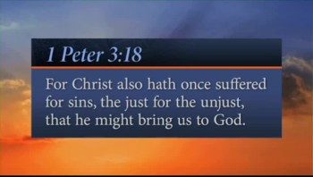 In Short: What do Jesus and the West Memphis Three have in common?<br /><br />Verse: "For Christ also hath once suffered for sins, the just for the unjust, that he might bring us to God, being put to death in the flesh, but quickened by the Spirit."<br />—1 Peter 3:18<br /><br />For more daily devotionals, visit www.itiswritten.com/everyword<br /><br />08/11/12