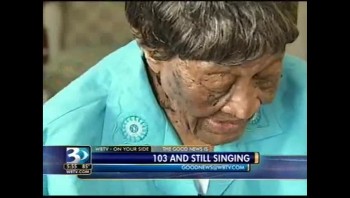 103 Years Old and Still Singing For Jesus - So Inspiring! 
