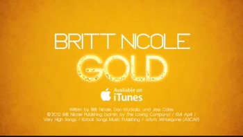 Britt Nicole - Gold (Lyric Video) 