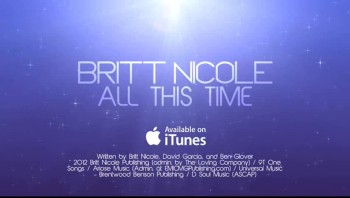 Britt Nicole - All This Time (Lyric Video) 