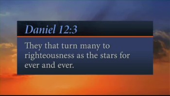 In Short: There's a special blessing for those who share their faith with others.<br /><br />Verse: "And they that be wise shall shine as the brightness of the firmament; and they that turn many to righteousness as the stars for ever and ever."<br />—Daniel 12:3<br /><br />For more daily devotionals, visit www.itiswritten.com/everyword<br /><br />10/14/12