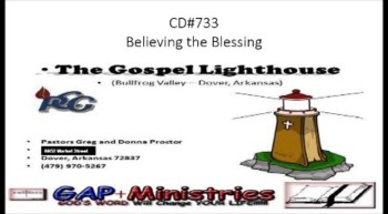 Audio Pulpit Sermon: Believing the Blessing 