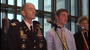 Dying Soldier Sings Tell My Father With His Son 