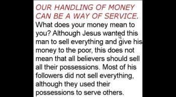 The Truth About Money From A Biblical Perspective 