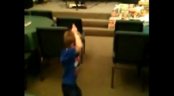 Four Year Old Dancing For The Lord