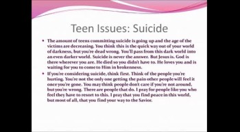 Hope for the teen girl 
