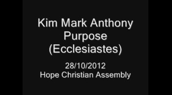 Purpose - Ecclesiastes 