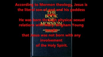 Biblical Jesus vs the Mormon Jesus 