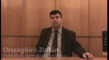 A political moderate in Hungary – Mr. Zoltán Országbíró