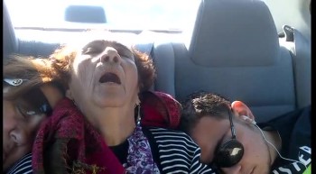Grandma takes a nap 