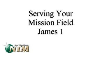 For the week after Christmas, Shon Deal visited to tell the congregation about he and his wife's experiences with New Tribes Mission.