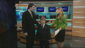 Charming Weather Kid Steals The Show! 