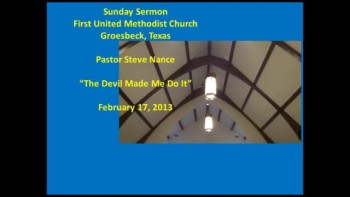 FUMC Sermon - 02/17/2013 
