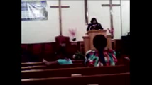 Apostle Penny Montgomery Preaching at Reedemed@ Reedemed Christian Ministries