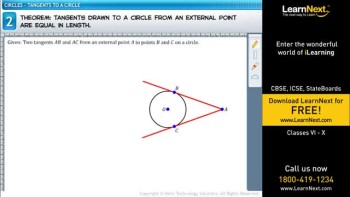 Class 10,Math,Tangent to a Circle 