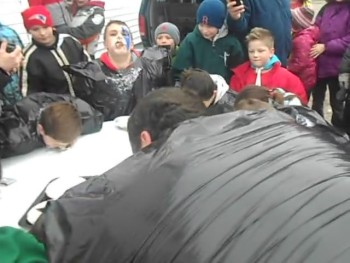 Winter Carnival Pie eating Contest 1013 