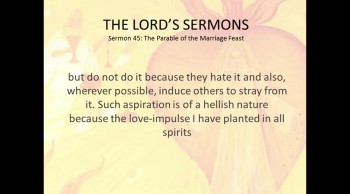 Jesus´ sermon 45: The Prable of the Marriage Feast 