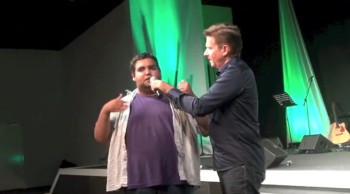 Painful neck and blurred vision miracle healing - John Mellor Healing ministry.<br />www.johnmellor.org