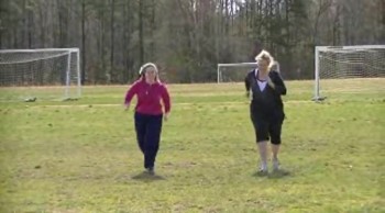 Recent Double Knee Replacement Mother & Blind Friend Teach Son That Nothing Is Impossible. 