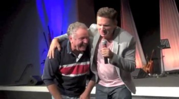 Painful knees healed and man filled with supernatural joy 