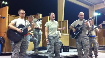 U.S. Soldiers Sing Adele's Rolling In the Deep - AMAZING!!! 