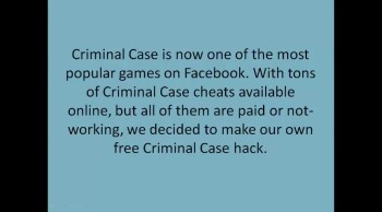 Most popular game in Facebook-Criminal case 