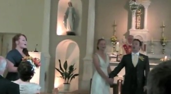 Groom Gives His Bride a Delightful Surprise at their Wedding!! 