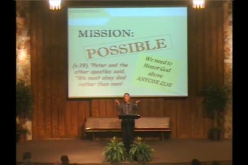 Mission Possible Part 1 - April 7, 2013 