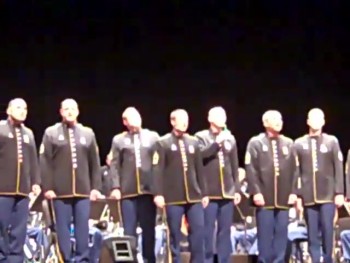 Soldiers Sing Proud to Be An American - Powerful! 