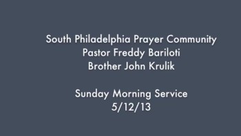 South Philadelphia Prayer Community<br />2115-17 South 9th Street<br />Philadelphia, PA 19148<br /><br />Senior Pastor Steven Cardillo<br />Prayer Line:215-334-0707<br />www.SouthPhilaPrayer.org