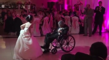 Wheelchair Bound Father and Bride Have the Most Touching First Dance You'll Ever See 