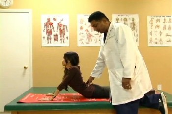 Back Pain or McKenzie extension exercise at Maya Physical Therapy 