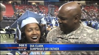 Soldier Dad Returns from Kuwait to Surprise Graduating Daughter - AWESOME Reaction 
