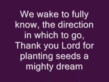 Everyone has a dream but the ones that last and don't go away I believe are the ones from God. Words and Music by Linda Conn© Registered with Socan