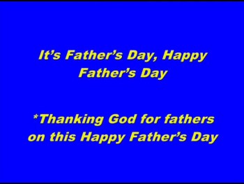 A Father's Day Song (sample) 