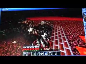 the wither is a mine craft boss which can be spawned and killed.and i made it into a quest!!! :) 